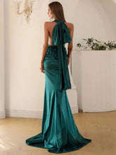 Convertible Maxi Satin Dress